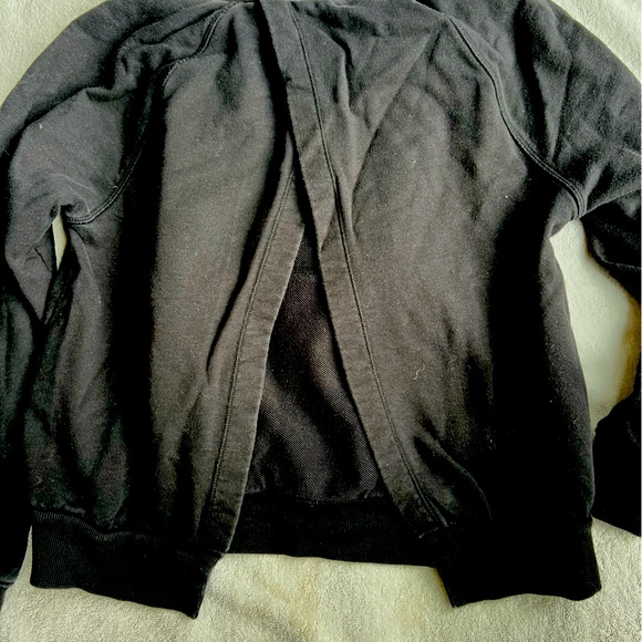 Athleta moonrise Splitback Black Hoodie Size S - Picture 3 of 6